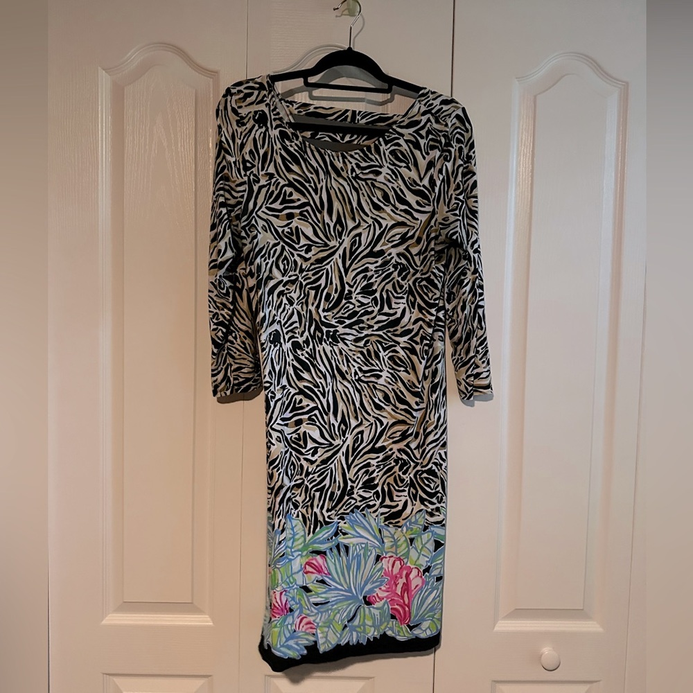 Lilly Pulitzer zebra striped dress